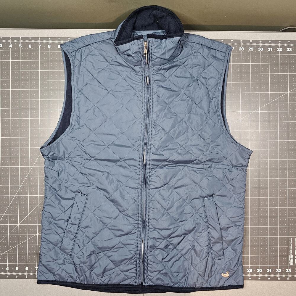 Southern Marsh Marshall Vest Small Blue Quilted New With Tags NWT Preppy Golf